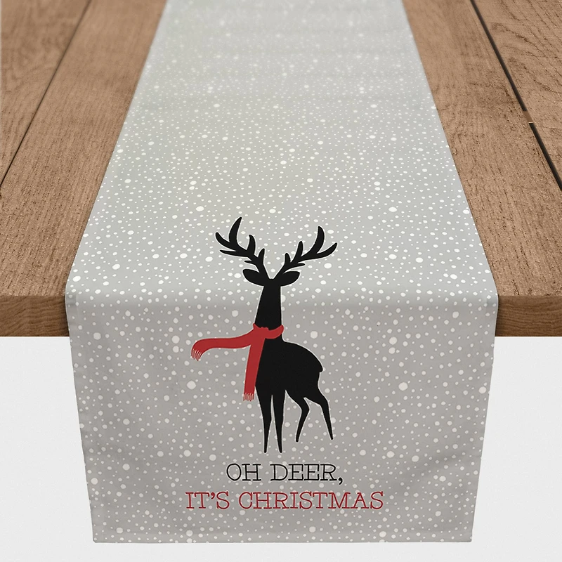 72" Oh Deer It's Christmas Table Runner