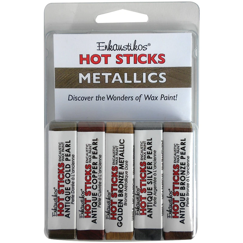 Enkaustikos® Hot Sticks Metallics Paint Set