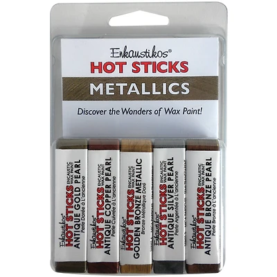 Enkaustikos® Hot Sticks Metallics Paint Set