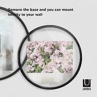 Umbra Black Infinity Round 4" X 6" Picture Frame