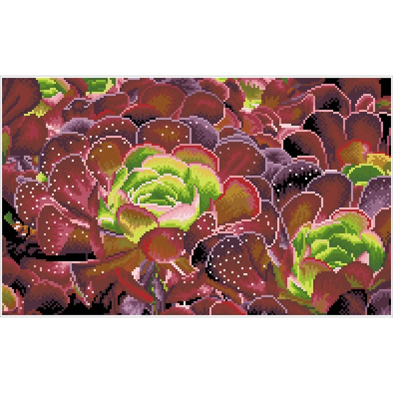 Diamond Dotz® Squares Intermediate Succulents Diamond Facet Art Kit