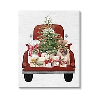 Stupell Industries Country Truck Christmas Gifts Canvas Wall Art