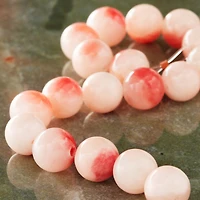 Light Pink Round Stone Beads, 10mm by Bead Landing™