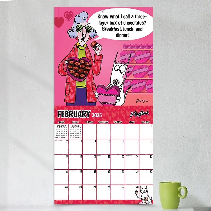 TF Publishing 2025 Maxine Wall Calendar