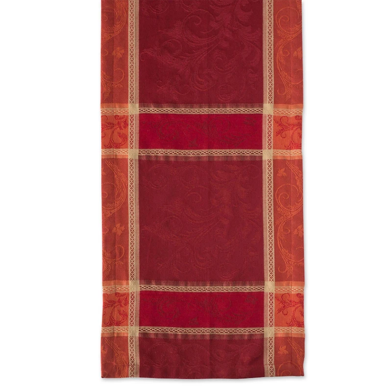 DII® 108" Harvest Wheat Jacquard Table Runner