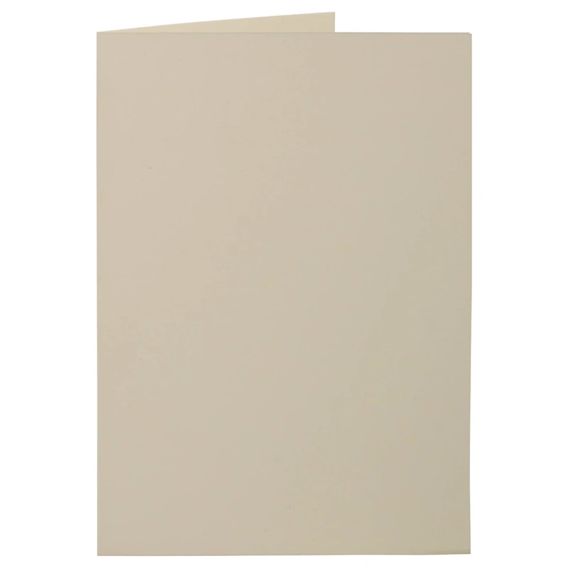JAM Paper A6 Ivory Wove Strathmore Foldover Cards, 50ct.