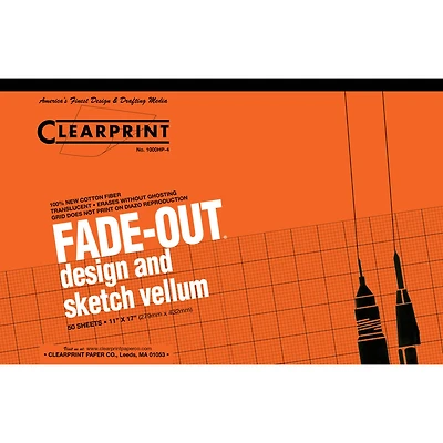 Clearprint™ Fade-Out® Grid Design & Sketch Pad