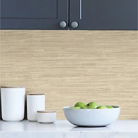 InHome Avery Weave Cream Peel & Stick Wallpaper