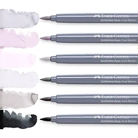 Faber-Castell® Goldfaber Aqua Shades of Gray Dual-Tip Marker Set