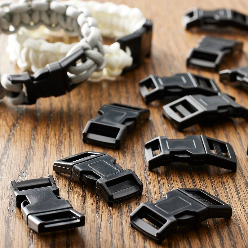 12 Packs: 30 ct. (360 total) 15mm Parachute Cord Buckles Value Pack