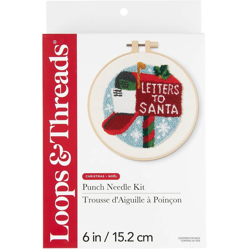 6" Letters to Santa Punch Needle Kit by Loops & Threads®