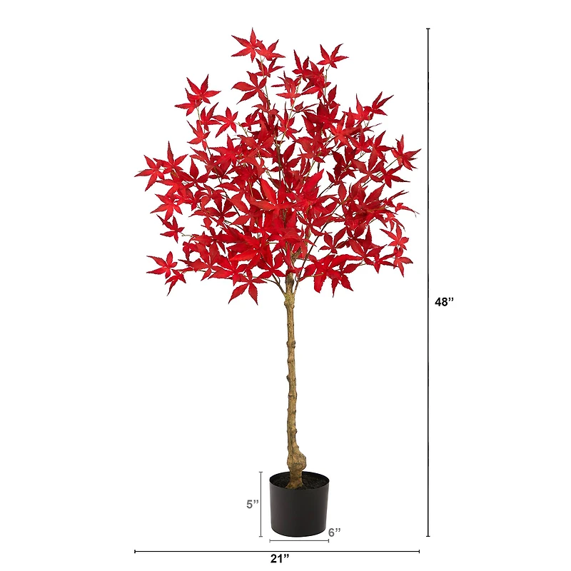 4ft. Autumn Maple Artificial Fall Tree