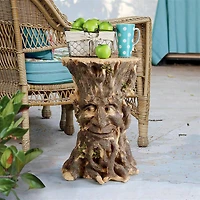 Design Toscano 20.5" Craggy Bark Ent Tree Side Table