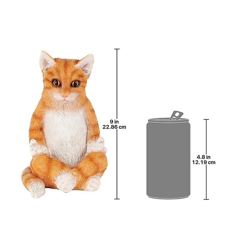Design Toscano 9" Zen Kitty Meditating Cat Statue