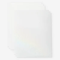 Cricut® Printable Clear US Letter Waterproof Holographic Sticker Set, 5ct.