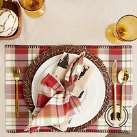 DII® Mountain Trail Plaid Cloth Dinner Napkins, 6ct.