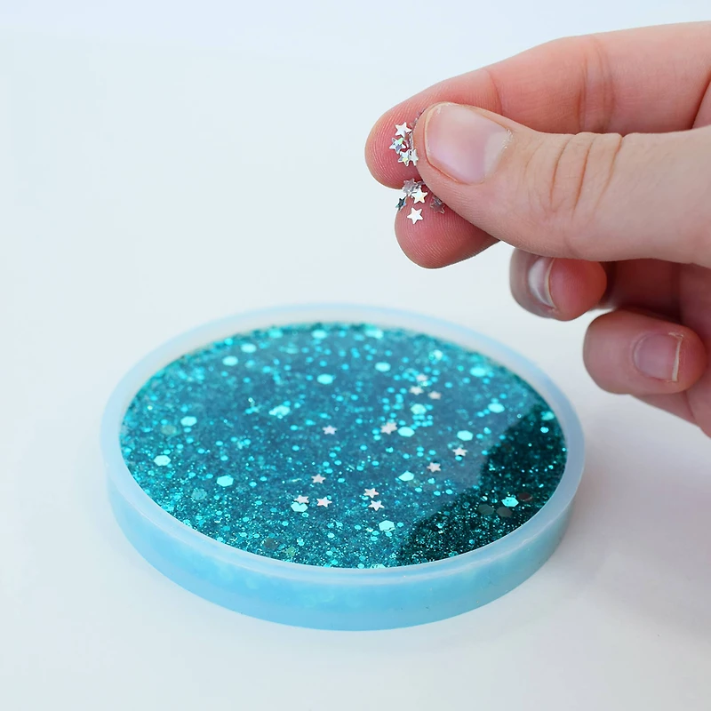 Art 101 Glitter Coaster Resin Kit