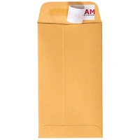 JAM Paper Brown Kraft Manila Coin Business Recycled Envelopes