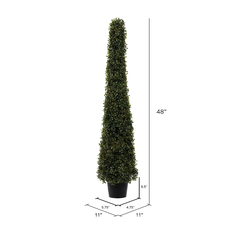 4ft. Potted Boxwood Cone