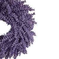 Purple Lavender Artificial Floral Spring Wreath