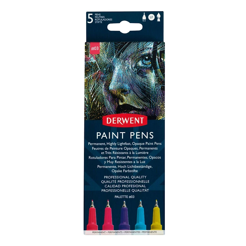 Derwent® Paint Pen Palette Set #03