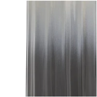 Dark Gray Ceramic Dimensional Textured Ombre Vase with Cream Accent Set