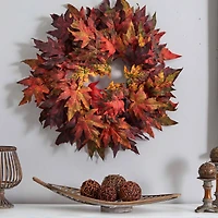 30" Maple Leaf Wreath