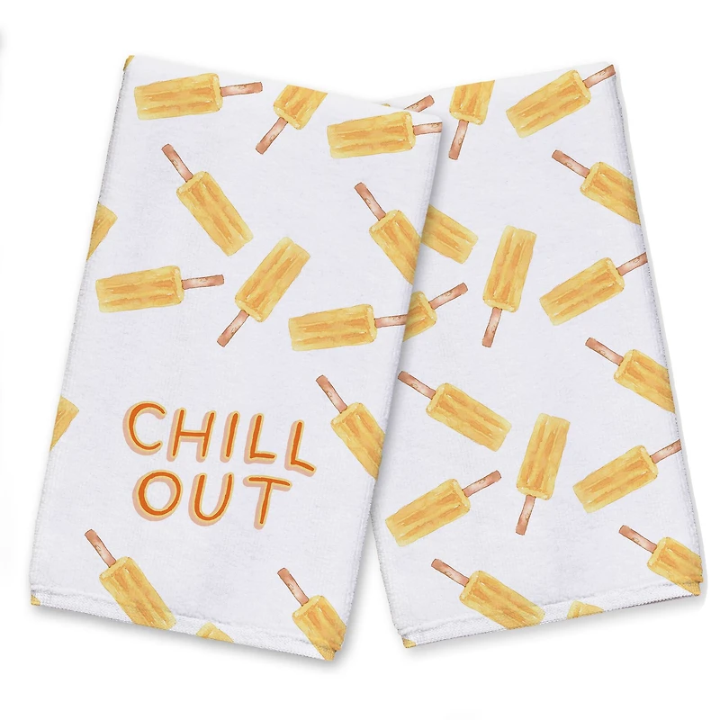Chill Out 16" x 25" Tea Towel - Set of 2