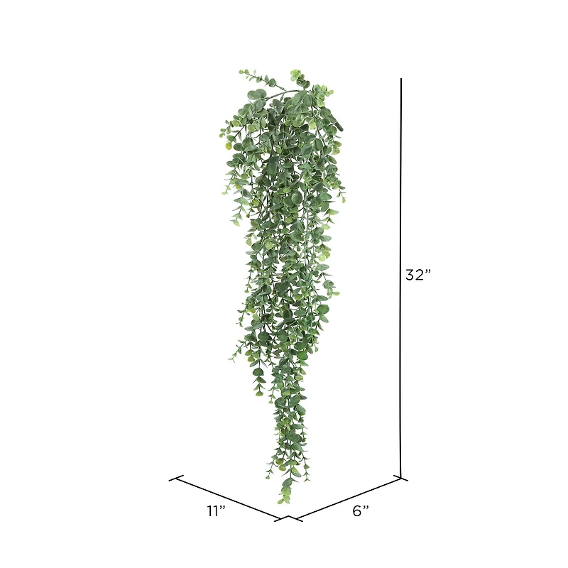 2.5ft. Green Hanging Mini Leaf Eucalyptus Bushes, 2ct.