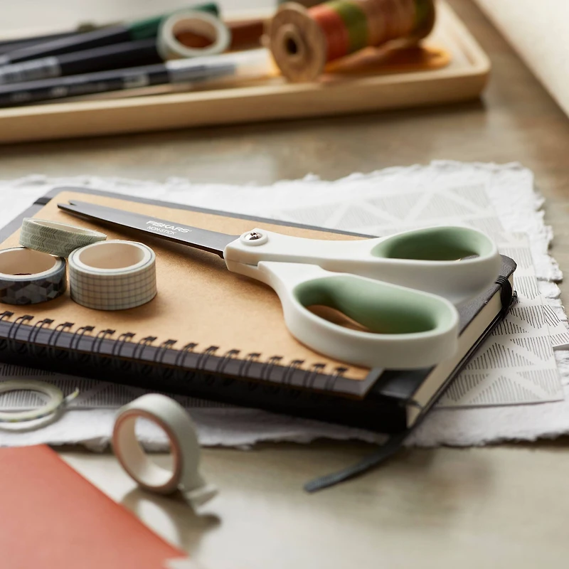 Fiskars® Nonstick Titanium Softgrip® Fashion Scissors