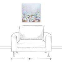 Cactus Pots 20" x 20" Canvas Wall Art