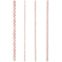 Pink Marble Glass Round Beads by Bead Landing™
