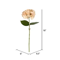 4 Pack: Beige Hydrangea Stem