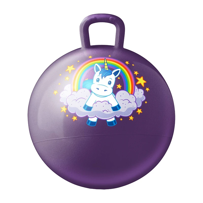 Hedstrom 18" 2 Decal Unicorn Hopper Ball
