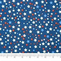 SINGER Solid Stars on Navy Cotton Fabric