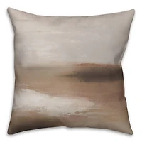 Soft Warm Abstract 18" x 18" Indoor/Outdoor Pillow