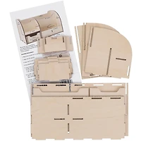 Good Wood by Leisure Arts® Slotted Desktop Organizer