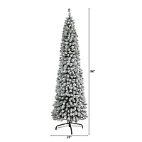 7ft. Unlit Flocked Artificial Christmas Tree