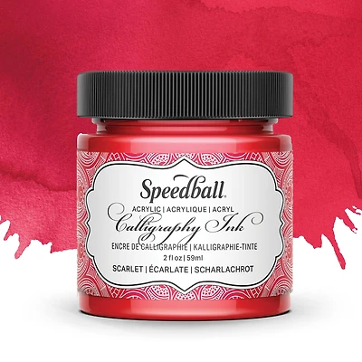 Speedball® 2oz. Scarlet Calligraphy Ink