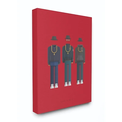 Stupell Industries Run DMC Fashion Design Canvas Wall Art