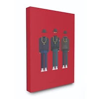 Stupell Industries Run DMC Fashion Design Canvas Wall Art