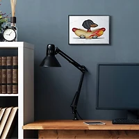 Stupell Industries Dachshund in Hot Dog Car Wall Art in Black Frame