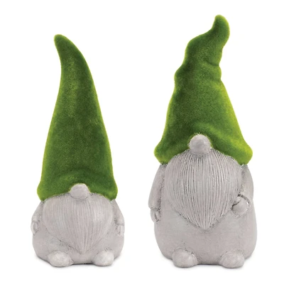 Mossy Terra Cotta Gnomes Set