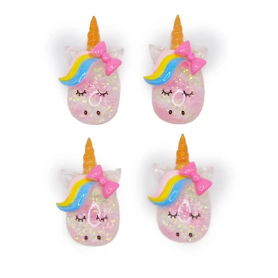 Dress It Up Unicorn Princess Cabochons Sparkling Embellishments, 4ct.