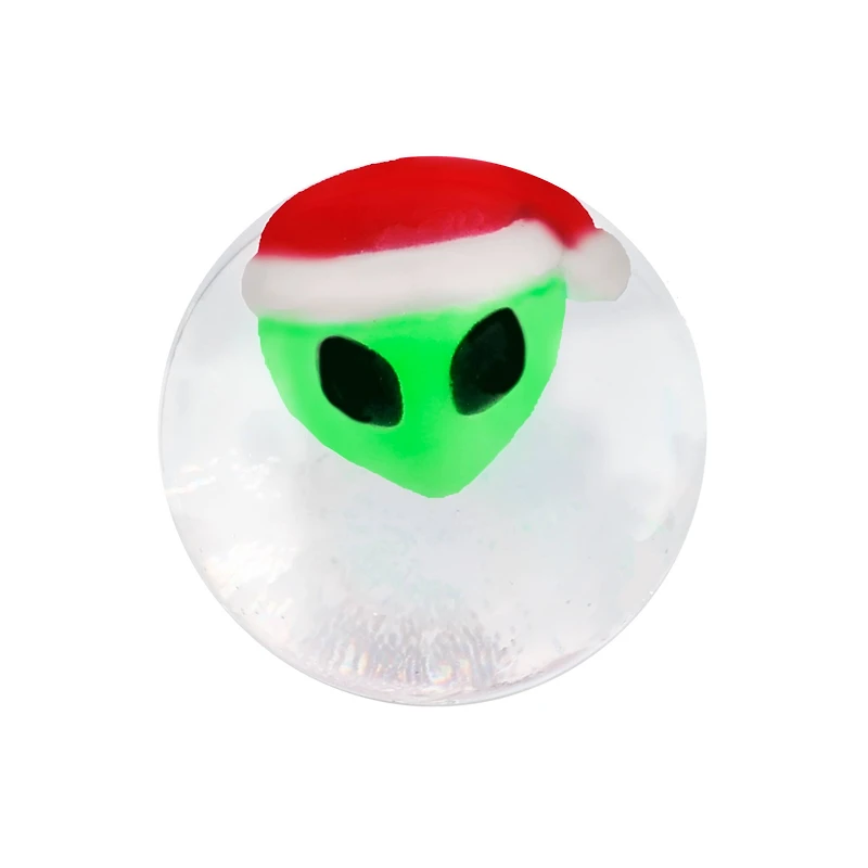 3" Alien Santa Light-Up Bounce Ball by Creatology™