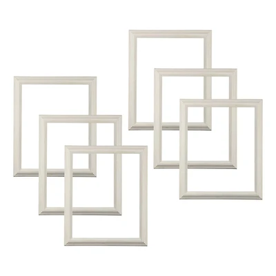 6 Pack: White Driftwood 16" x 20" Open Back Frame by Studio Décor®