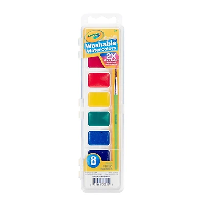 Crayola® Washable Watercolors Set, 8ct. 