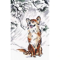 Oven The First Snow Was Falling Cross Stitch Kit