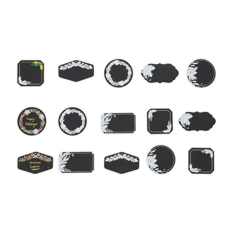 Brea Reese™ Holiday Floral Scratch Art Stickers