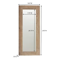 Household Essentials 29.5" x 12.5" Rectangular Wall Mirror